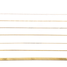 Load image into Gallery viewer, 10K HERRINGBONE CHAIN