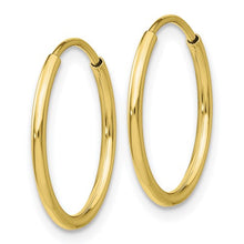 Load image into Gallery viewer, 10K GOLD HOOPS - 23MM
