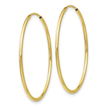 Load image into Gallery viewer, 10K GOLD HOOPS - 34MM
