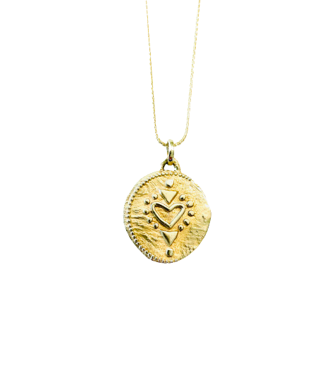 Corazón Coin Pendant – RAu GOLD